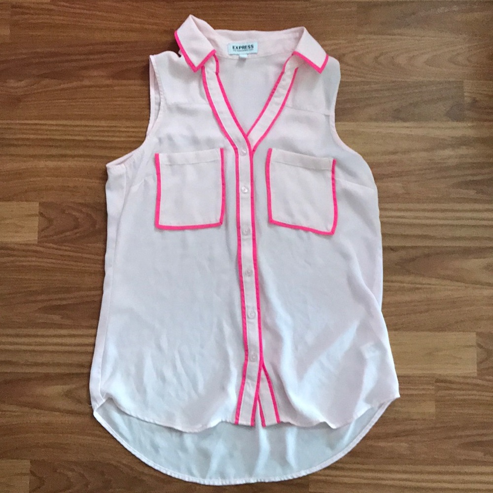 Express sleeveless dress top
